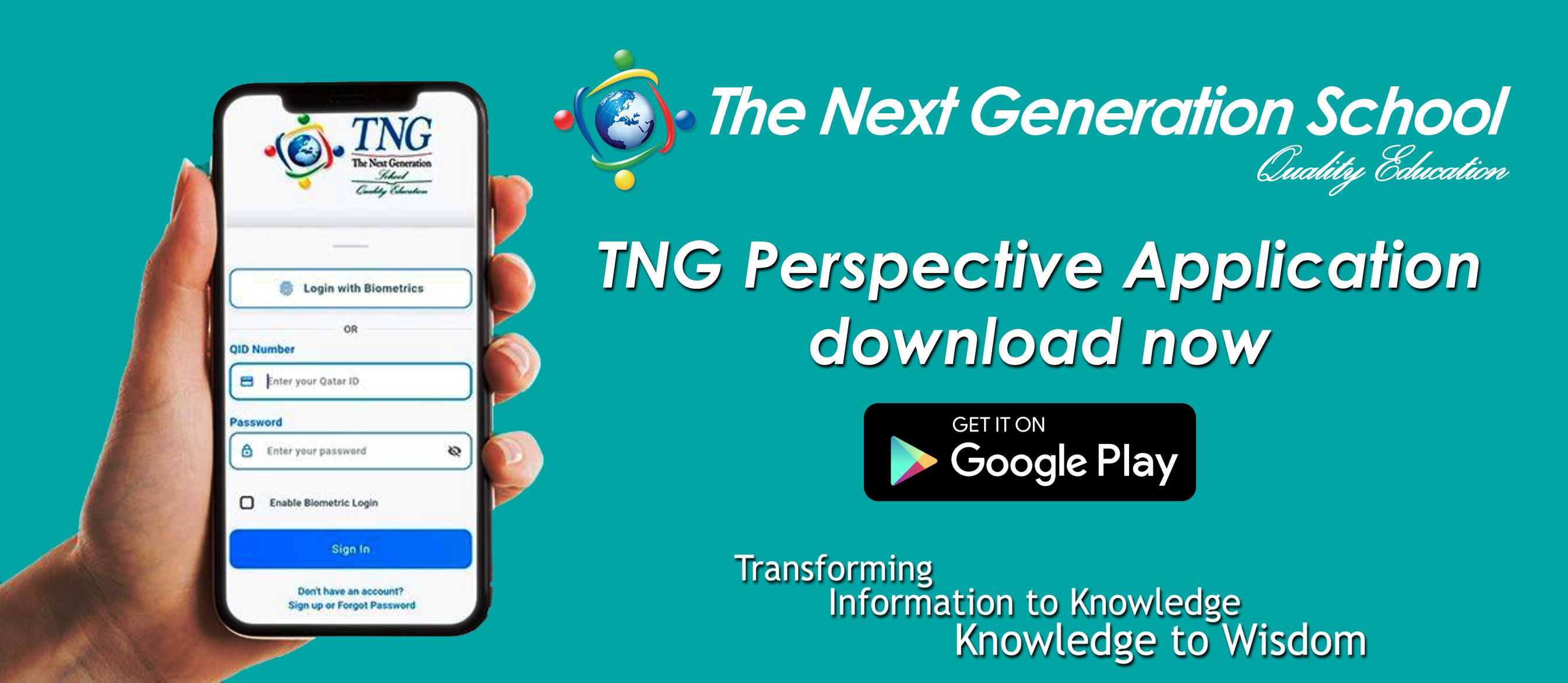 Download TNG Perspective App from Google Play Store